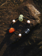 EMERALD & OBSIDIAN GLOW · Multi-Stone Bracelet