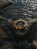 AMBER SURGE Citrine & Pearl Bracelet — SITU mineral jewelry detail