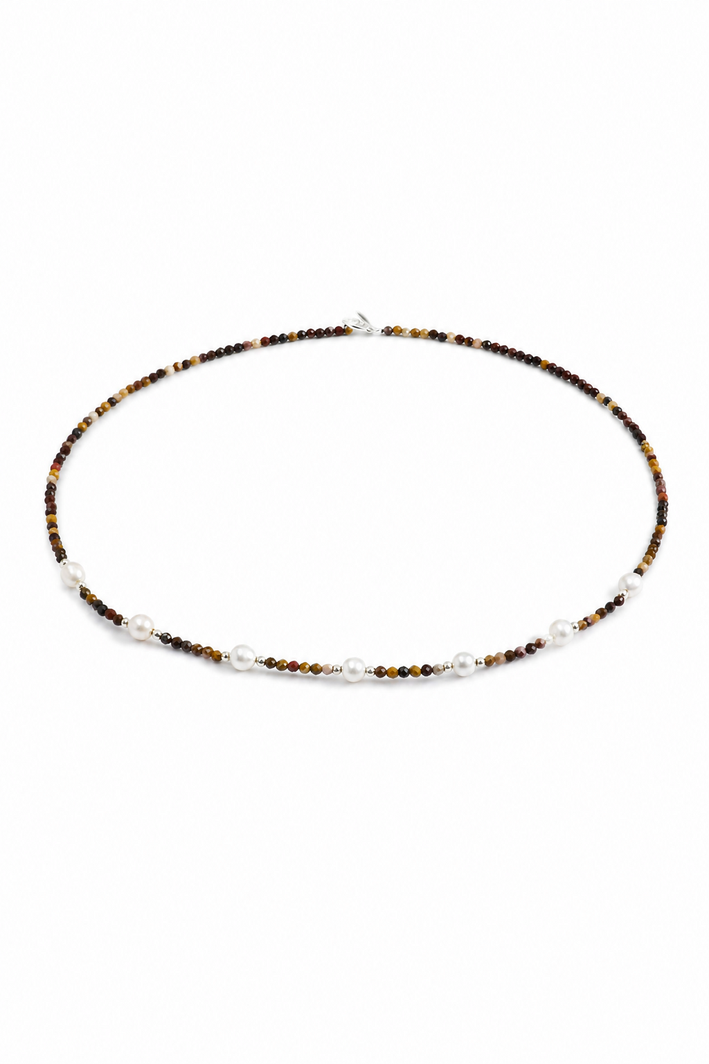 OAKEN AXIS Yellow Jasper Necklace by SITU — natural stone sterling silver jewelry