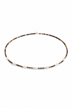 OAKEN AXIS Yellow Jasper Necklace by SITU — natural stone sterling silver jewelry