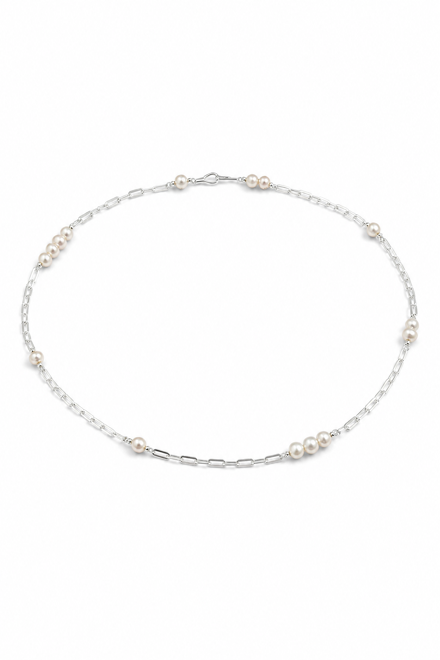SILVER TIDAL Sterling Silver Long Necklace by SITU — natural stone sterling silver jewelry