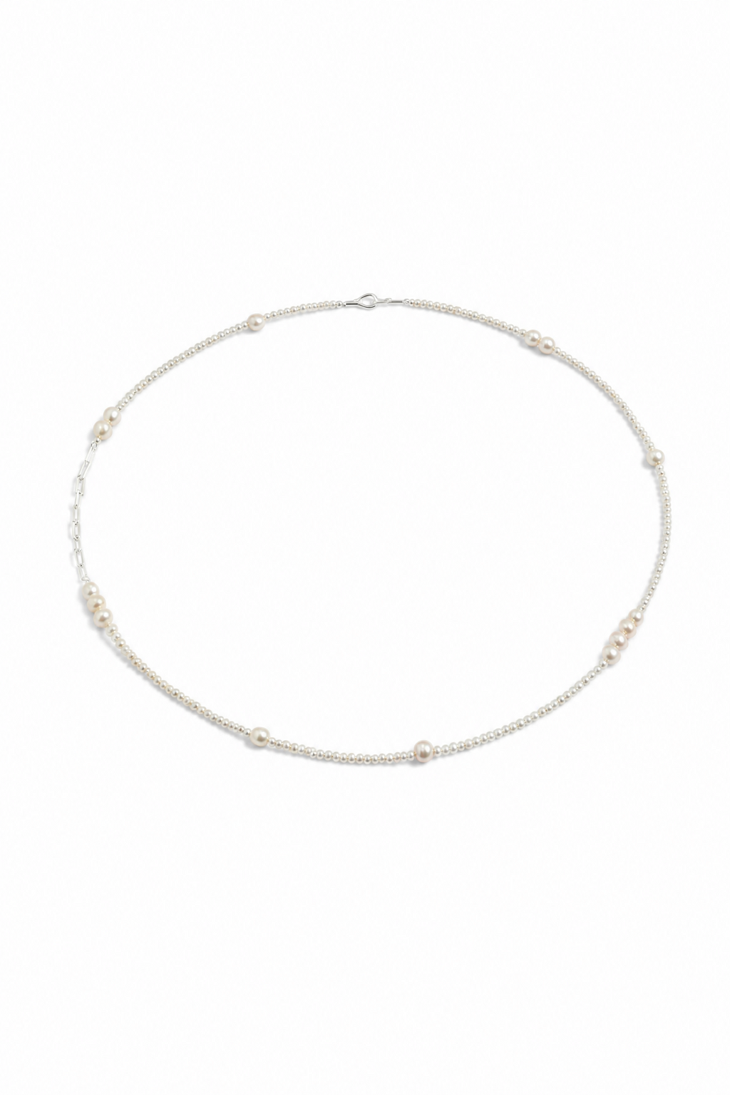 SILVER THREAD Sterling Silver Long Necklace by SITU — natural stone sterling silver jewelry