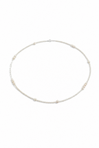 SILVER THREAD Sterling Silver Long Necklace by SITU — natural stone sterling silver jewelry