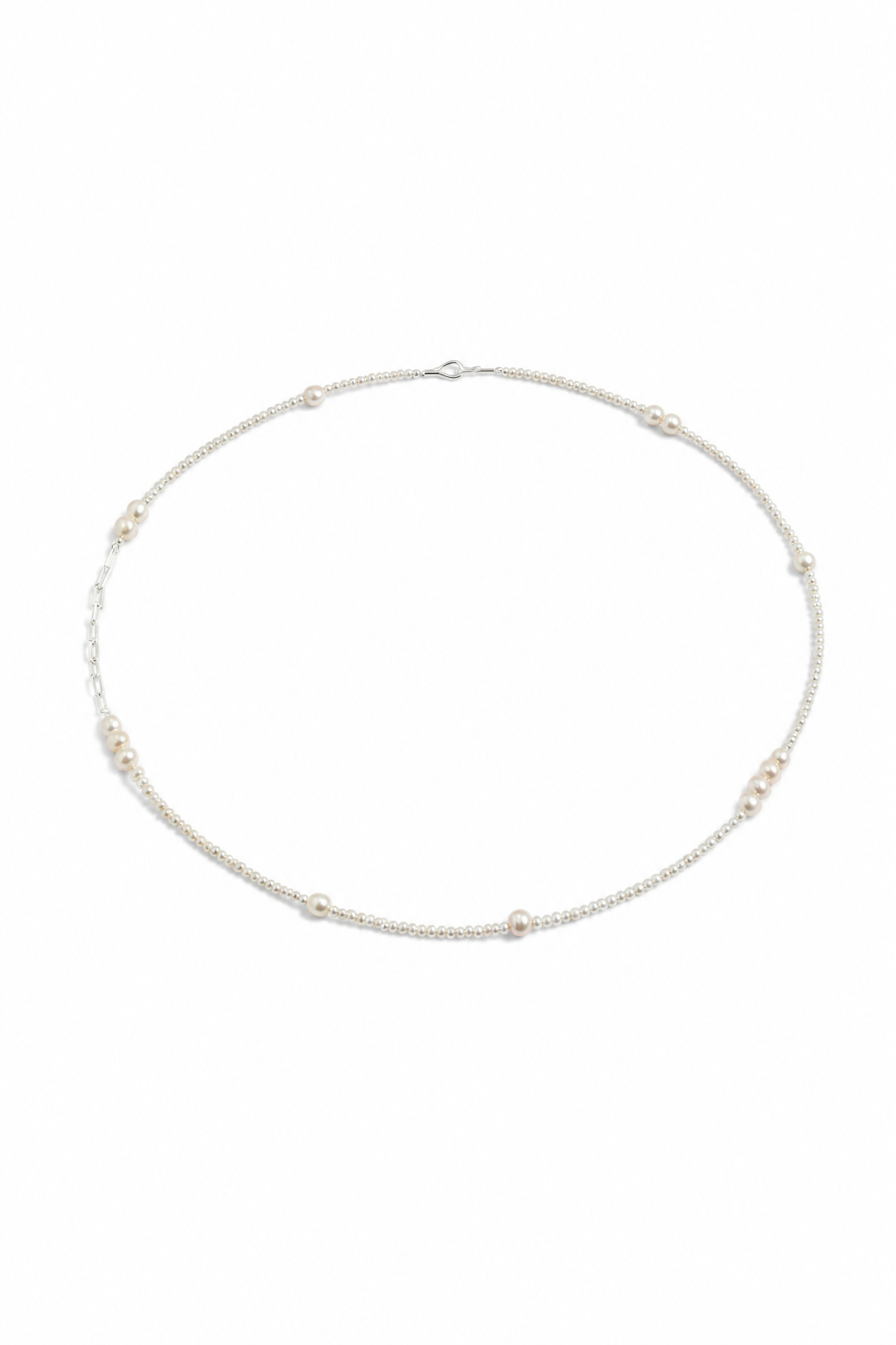 SILVER THREAD Sterling Silver Long Necklace by SITU — natural stone sterling silver jewelry