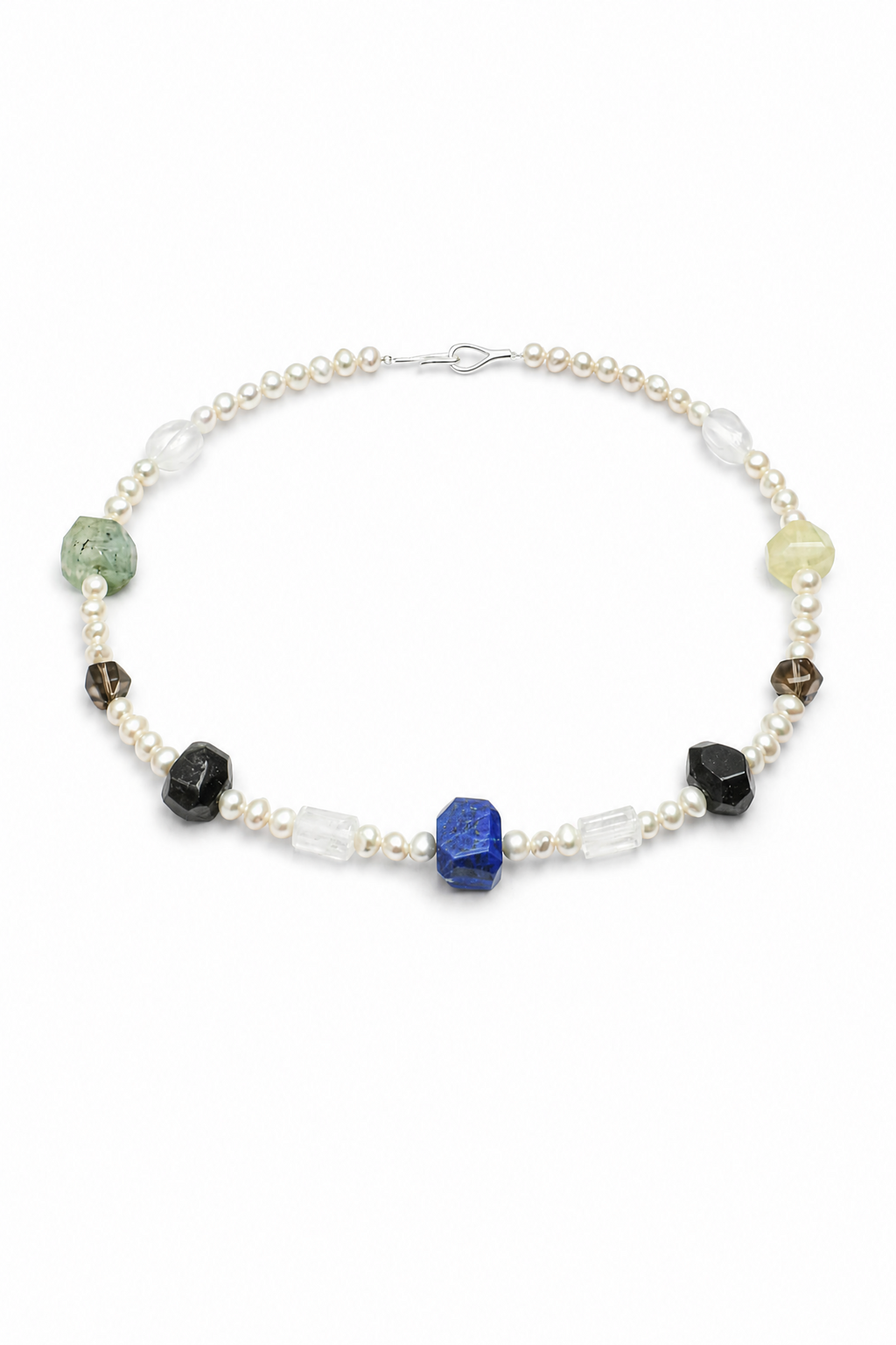 SPECTRA WILD Multi-Stone Necklace by SITU — natural stone sterling silver jewelry