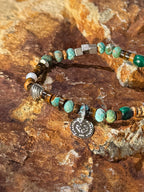 AMBER PINE Multi-Stone Bracelet — SITU mineral jewelry detail