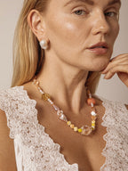 DAWN CRAG · Baroque Pearl & Citrine Necklace